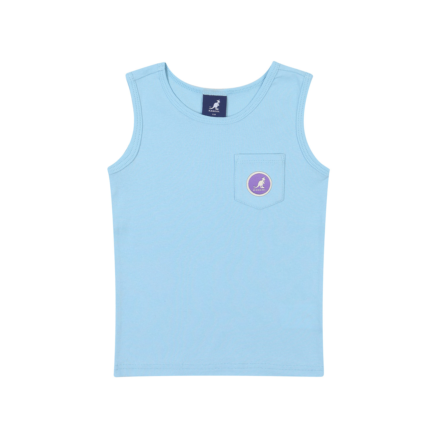클래식 클럽 슬리브리스 티셔츠 OB 0022 라이트 블루