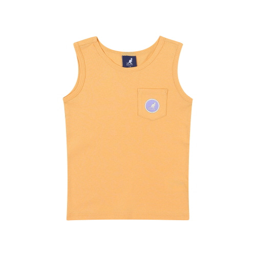 클래식 클럽 슬리브리스 티셔츠 OB 0022 라이트 오렌지